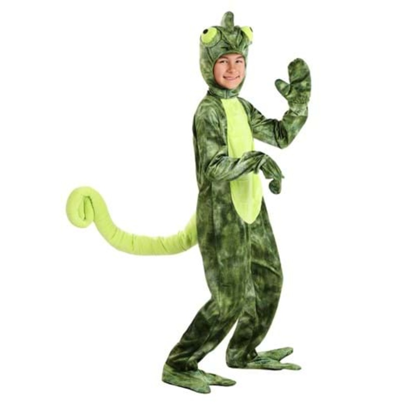 Green Chameleon Costume for Kids X-Small
