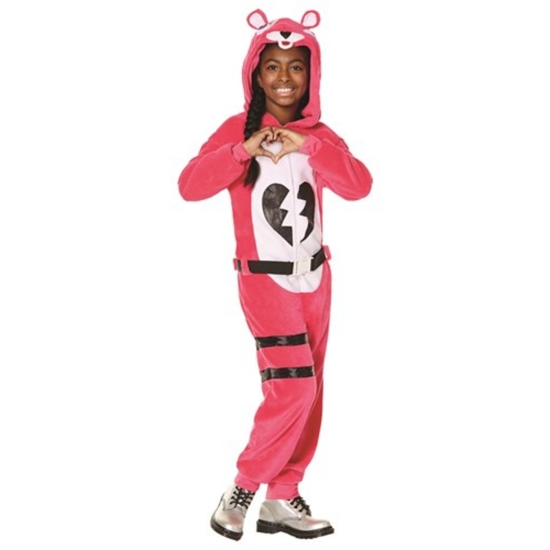 Kids Fortnite Cuddle Team Leader Costume Large
