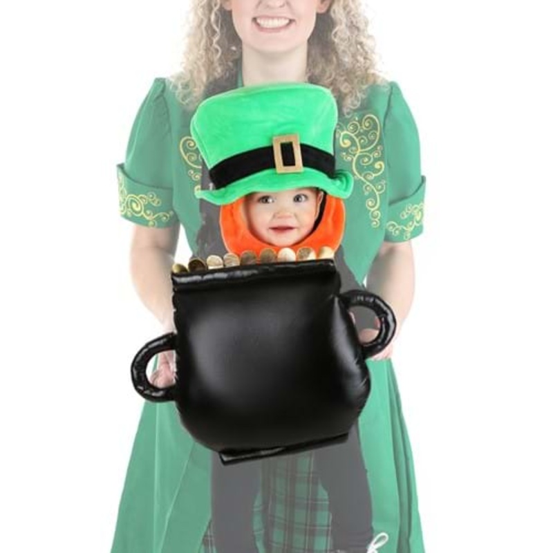 Leprechaun's Pot of Gold Baby Carrier Costume Cover Standard