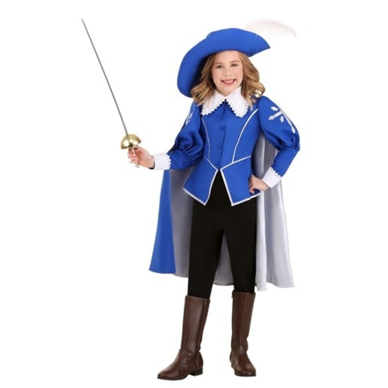Musketeer Costume for Girls Small