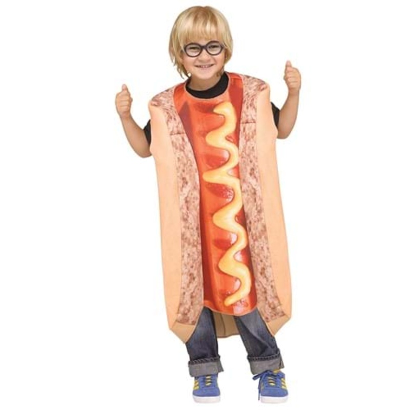 Photoreal Hot Dog Costume for Toddlers 3T/4T