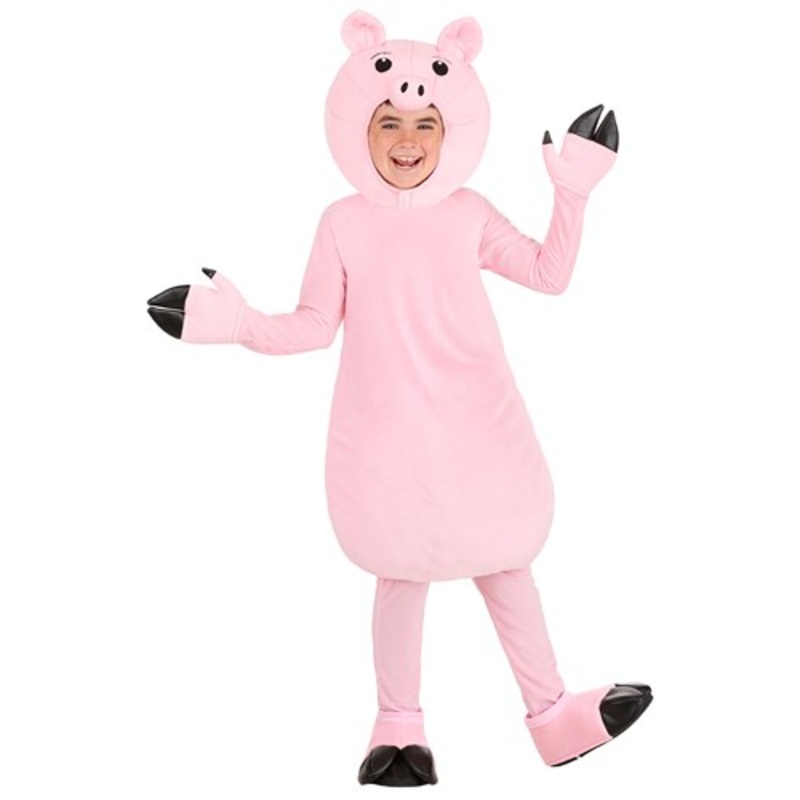 Pink Pig Costume for Kids Medium