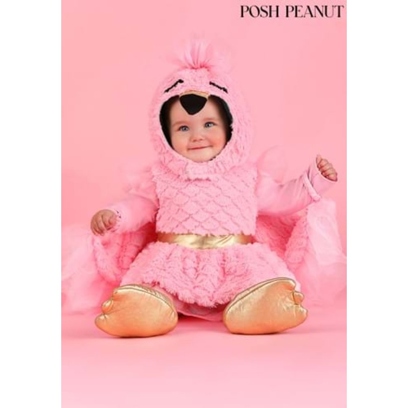 Posh Peanut Leliani Flamingo Costume for Infants 0/3 Months