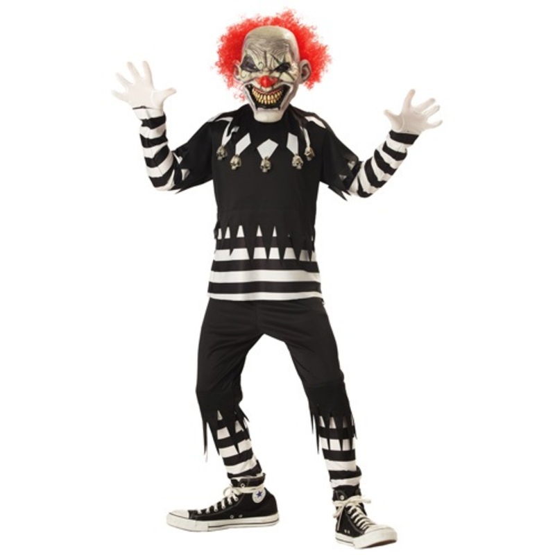 Psycho Clown Kid's Costume Large (10-12)