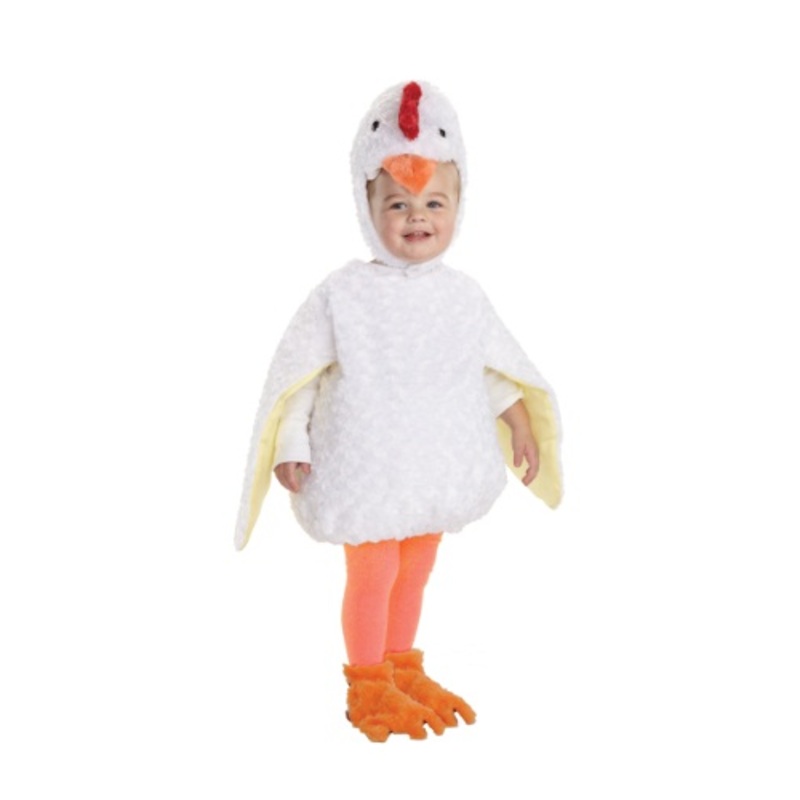 White Chicken Costume for Toddlers Large (2T-4T)