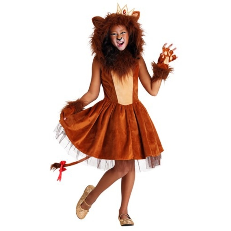 A-ROAR-able Lion Girl's Costume X-Small