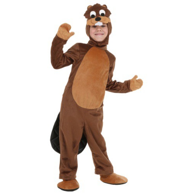 Brown Beaver Costume for Toddlers 4T