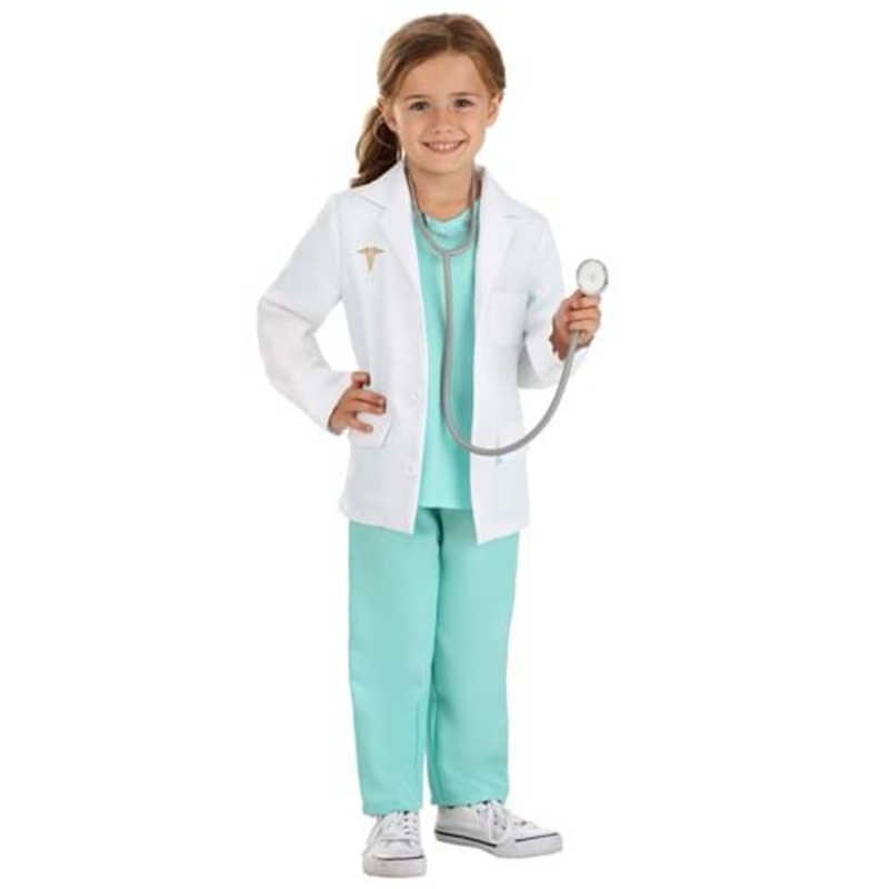 Girl's Toddler Doctor Costume 4T