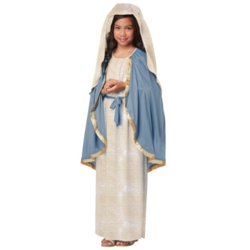 Girls Virgin Mary Costume Small (6-8)
