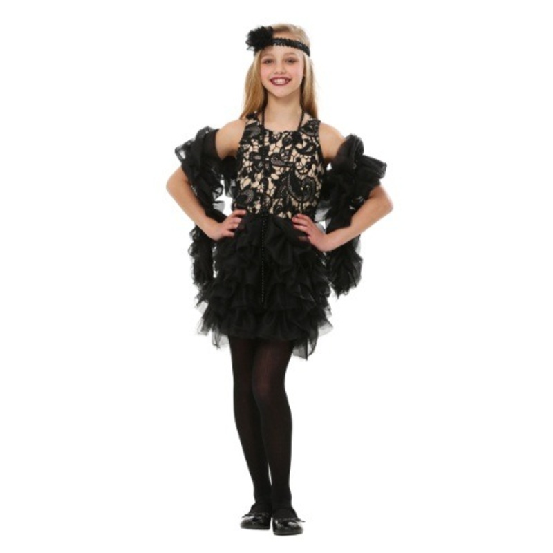 Kid's Dazzling Flapper Costume Small (6)