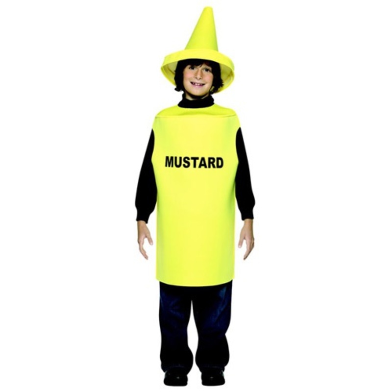 Kid's Yellow Mustard Costume Size 7
