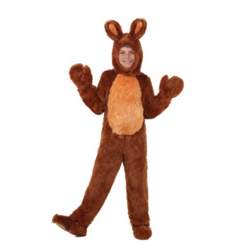 Kids Brown Bunny Costume Large