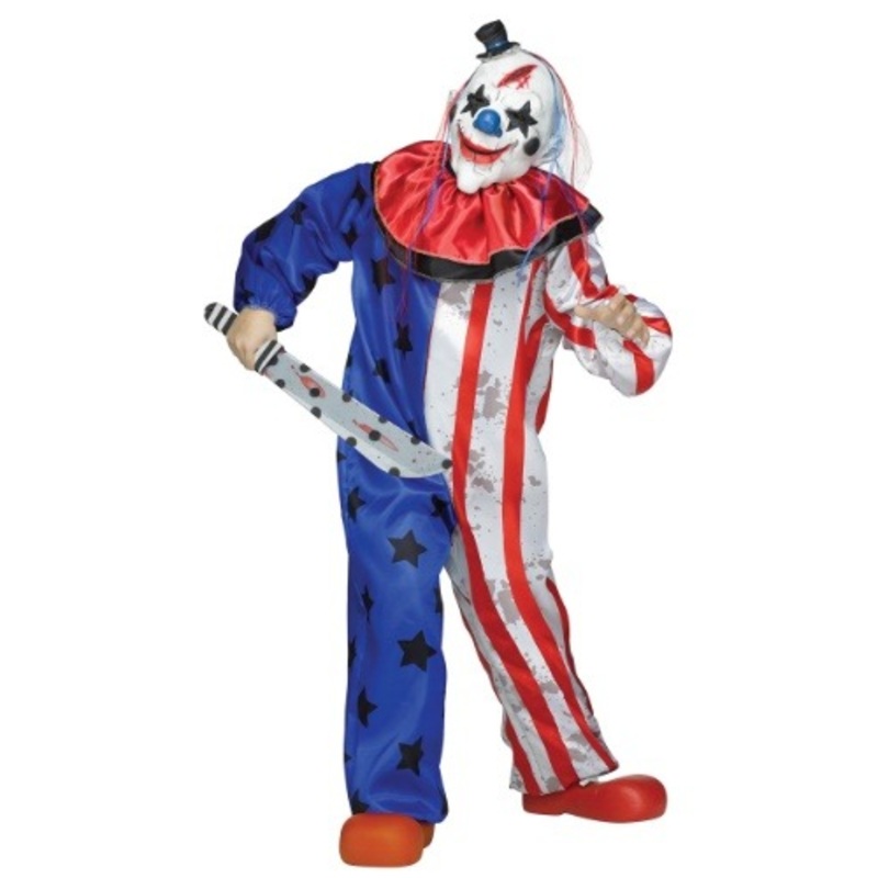 Kids Evil Clown Costume Medium