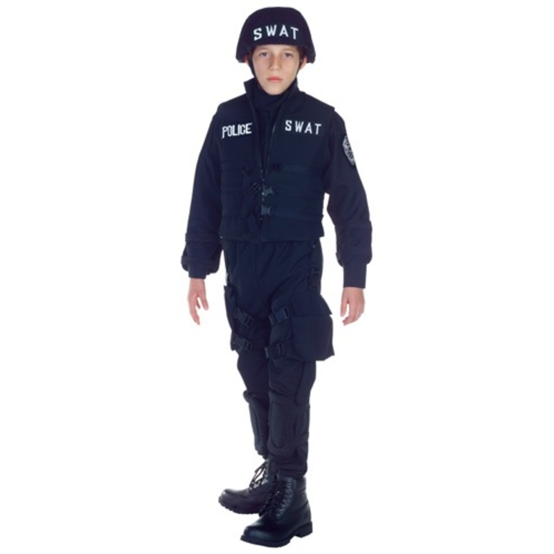 Kids SWAT Team Costume Small (4-6)