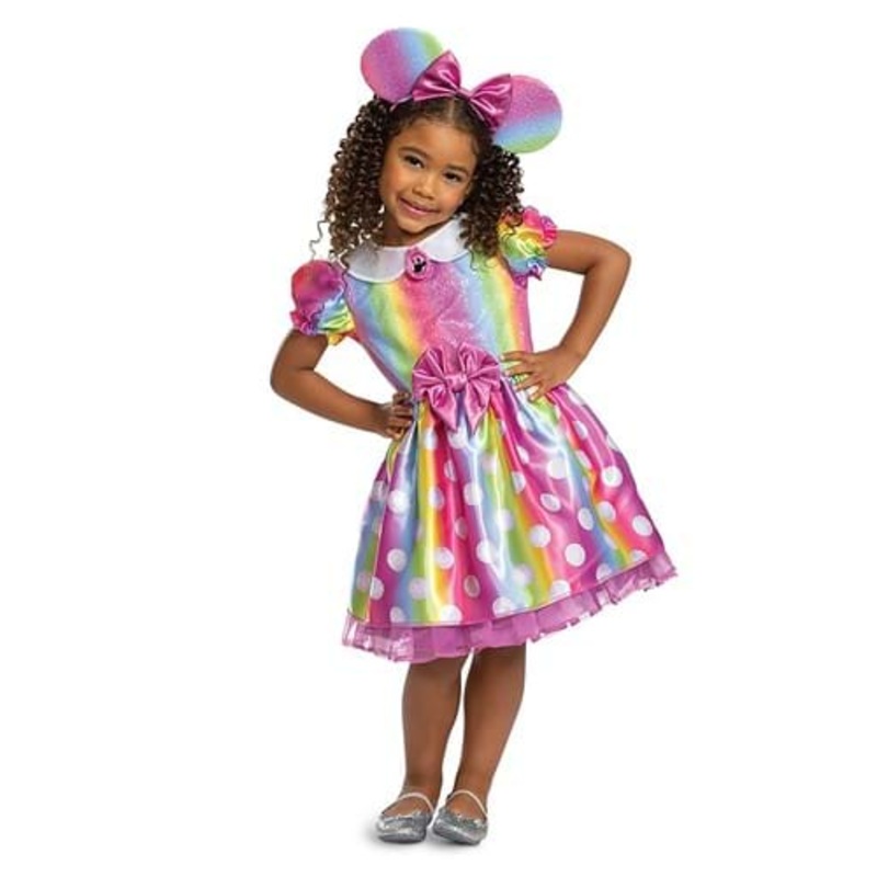 Minnie Mouse Rainbow Minnie Toddler Costume 2T
