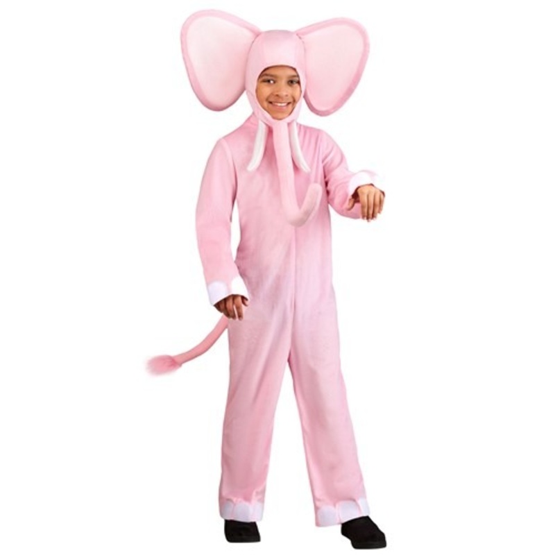 Pink Kid's Elephant Costume Small