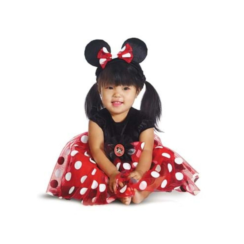 Red Minnie Mouse Deluxe Costume for Infants 6/12 Months