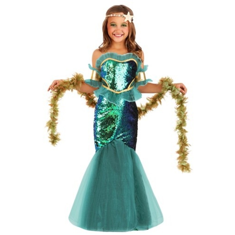 Sea Siren Costume for Girls X-Large
