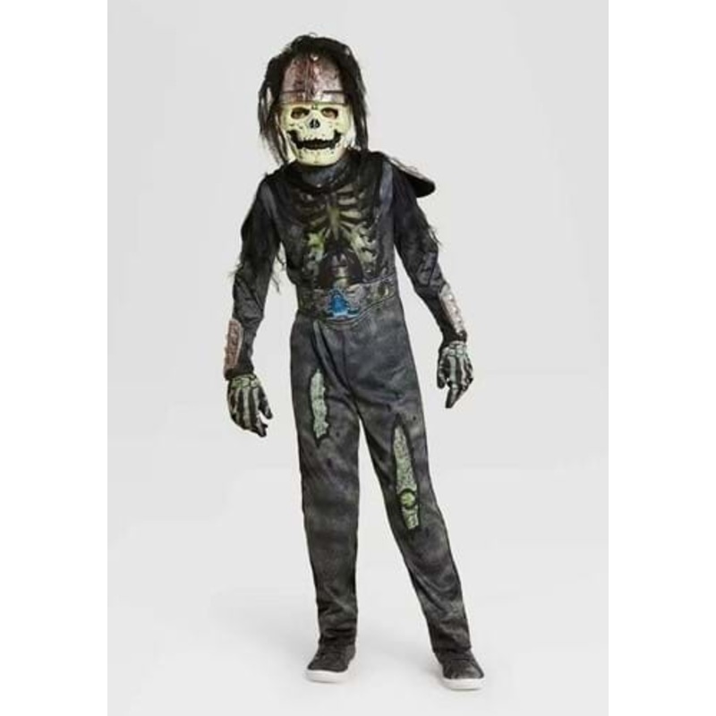 Skeleton Warrior Kids Costume Small