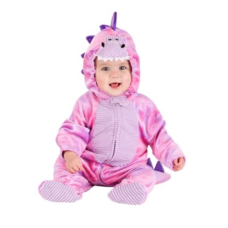 Sleepy Pink Dino Infant Costume. 0/3 Months