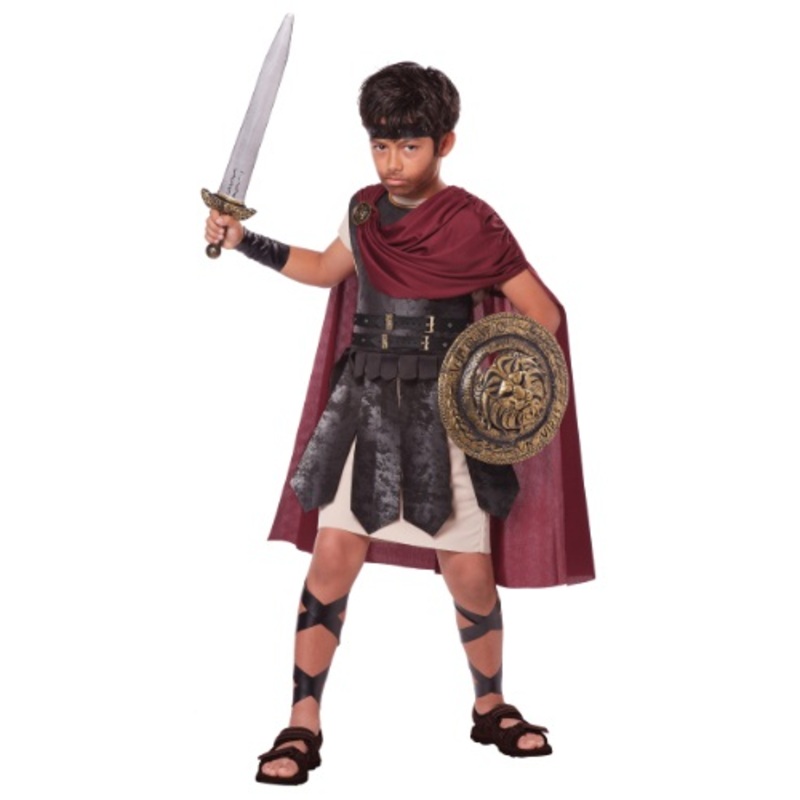 Spartan Warrior Costume for Boys Medium (8-10)