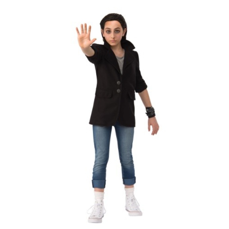 Stranger Things Eleven Punk Costume for Girls Large