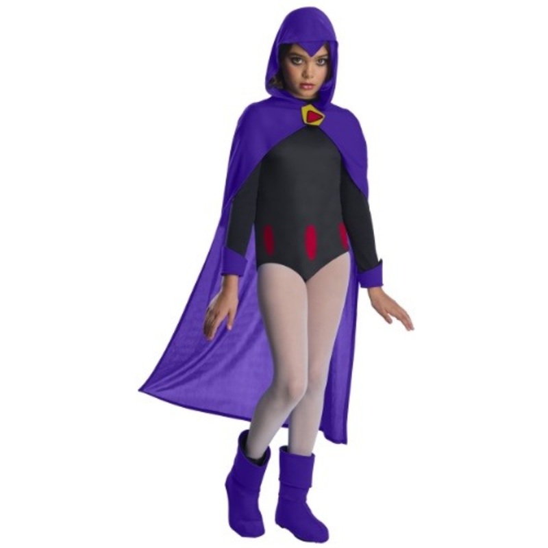 Teen Titans Raven Girl's Costume Medium