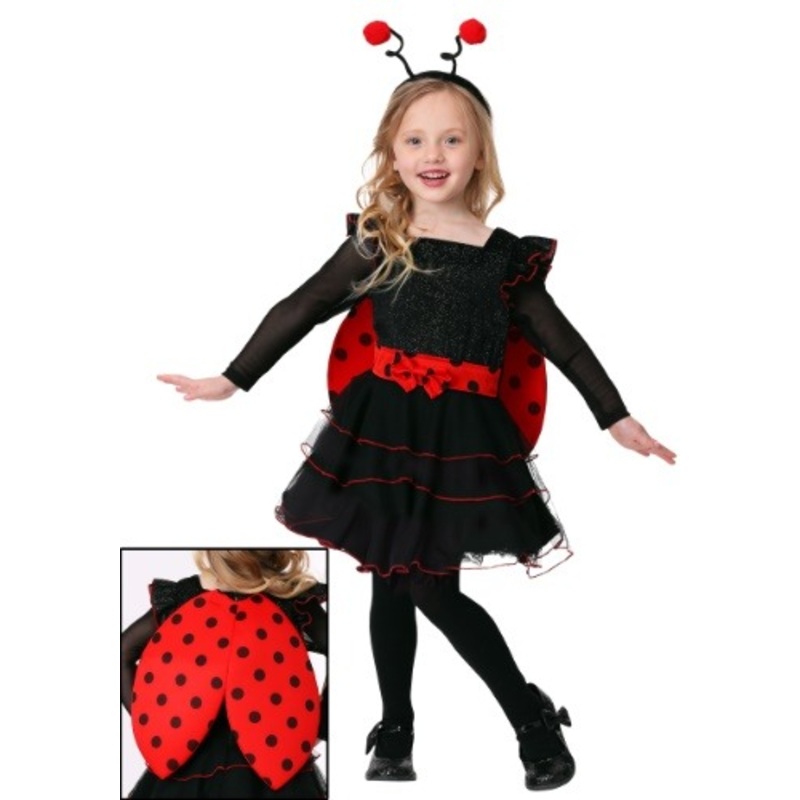 Toddler Girl's Sweet Ladybug Costume 2T