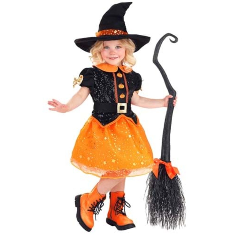 Toddler Pumpkin Patch Witch Costume 4T
