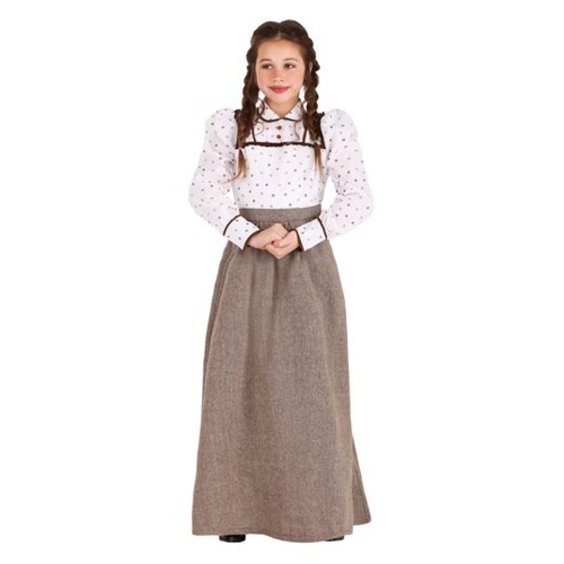 Westward Pioneer Costume for Girls Small