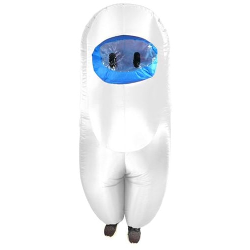 White Sus Crewmate Killer Costume for Kids Standard