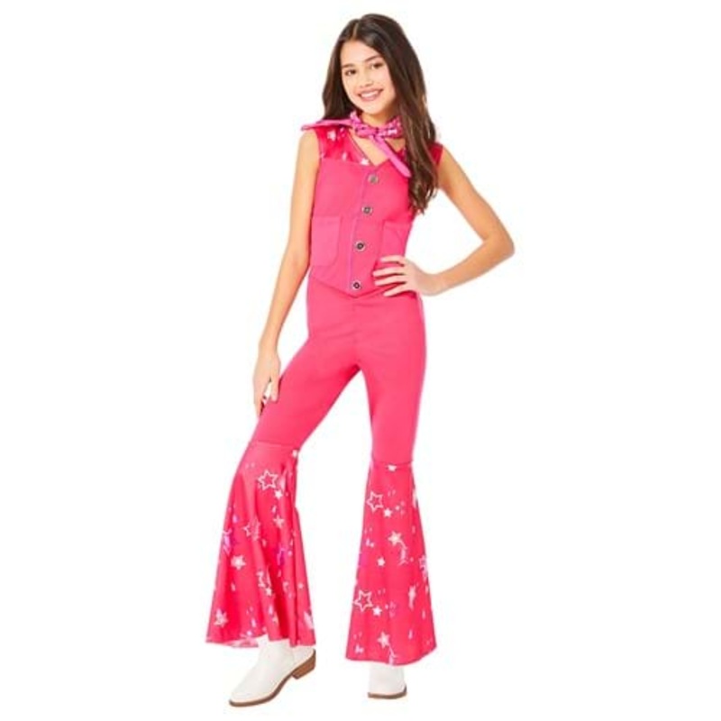 Barbie Movie Barbie Cowgirl Costume for Girls Medium