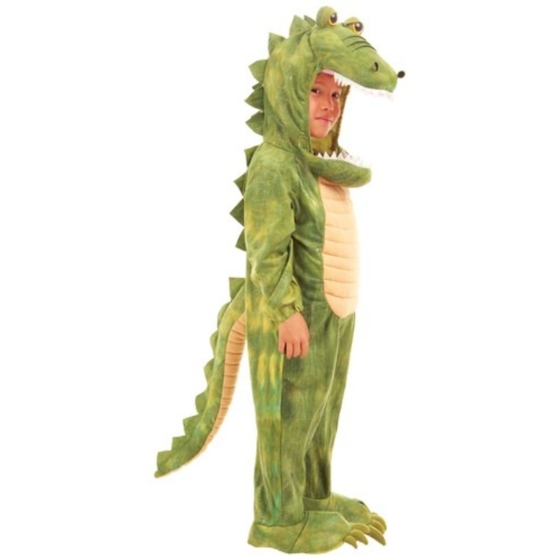 Cozy Green Alligator Costume for Kids X-Small (4