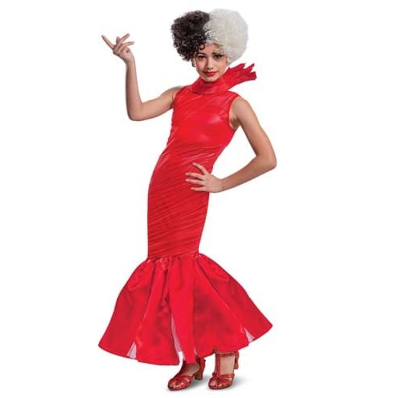 Cruella Red Dress Costume for Tweens Size 14/16