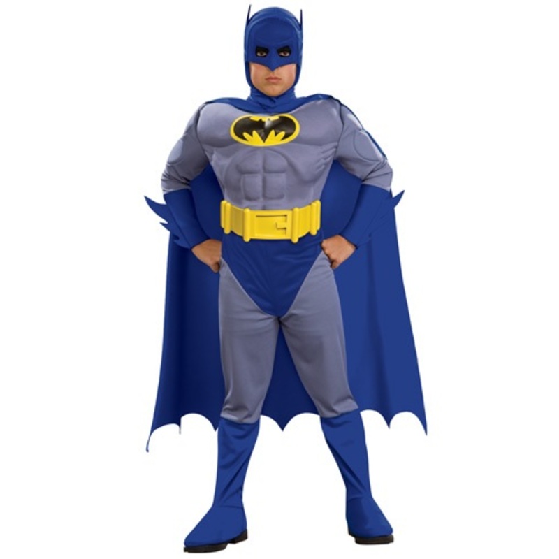 Deluxe Muscle Chest Batman Kid's Costume Small