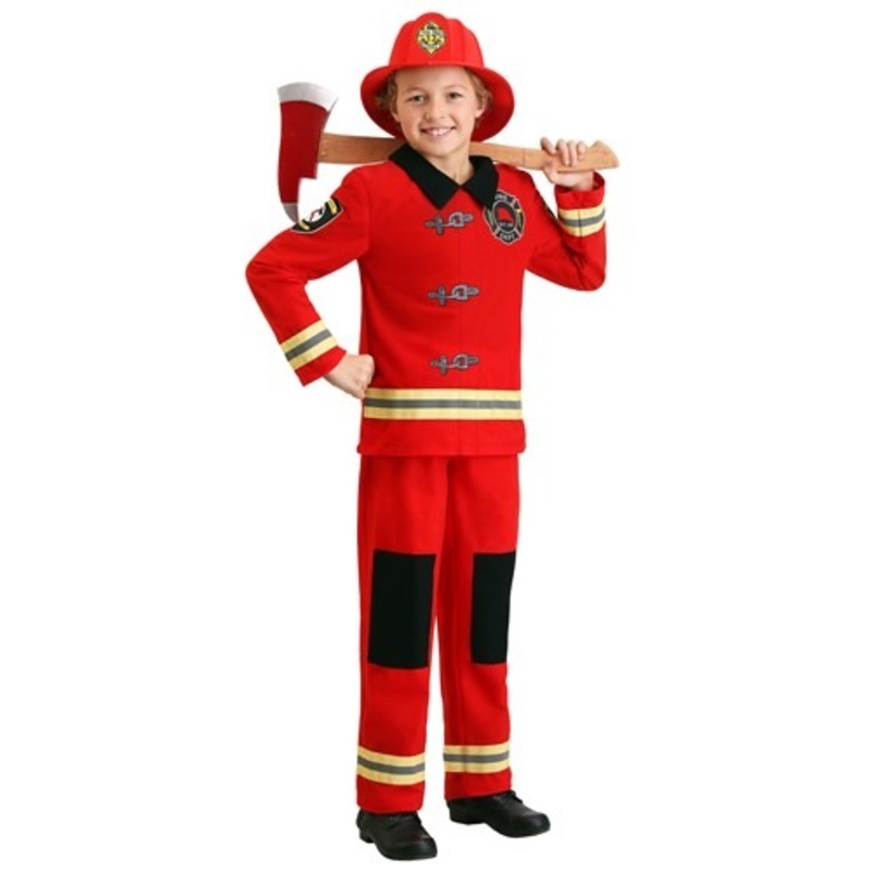 Friendly Firefighter Kid's Costume Small