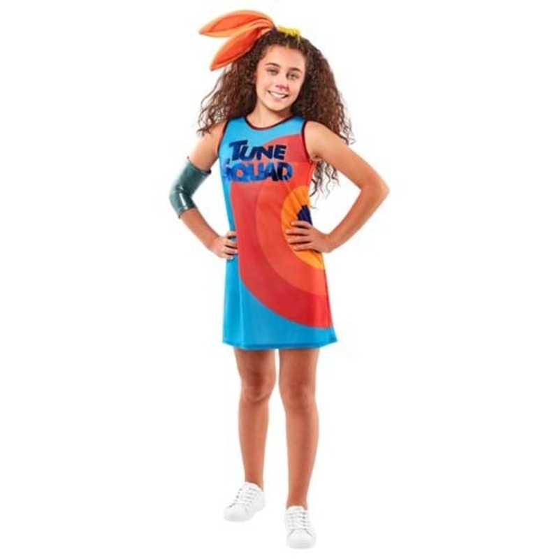 Girl's Space Jam 2 Lola Bunny Tune Squad Costume Small
