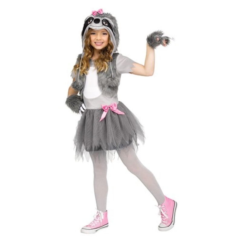 Girl's Sweet Sloth Costume Small
