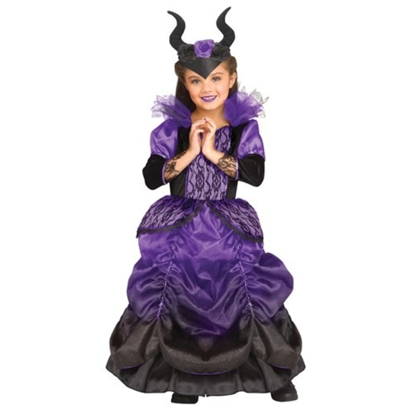 Girl's Toddler Wicked Queen Costume Dress 3T/4T