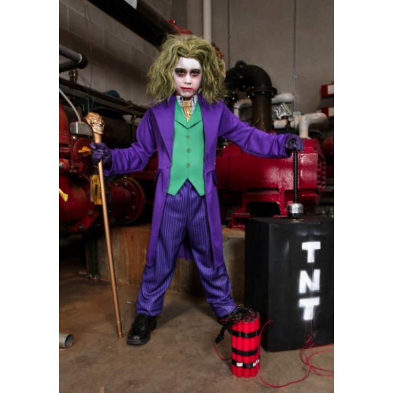 Kids Deluxe Joker Costume X-Large