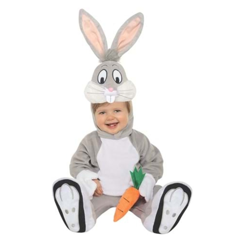 Looney Tunes Toddler Bugs Bunny Costume 6/12 Months
