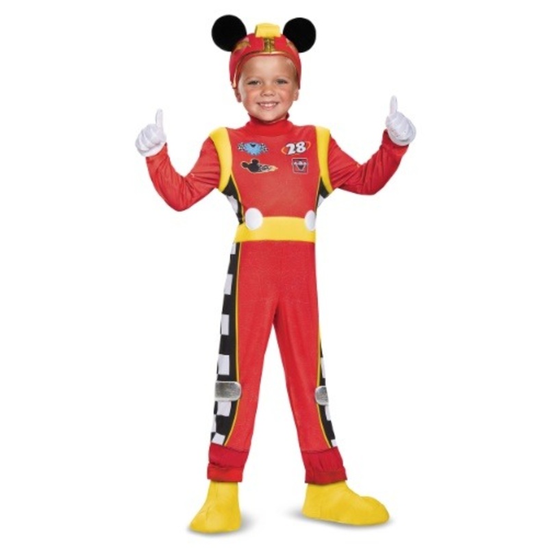 Mickey Roadster Deluxe Toddler Costume for Boys Size 4/6
