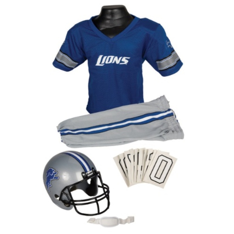 NFL Kid's Lions Uniform Costume Medium