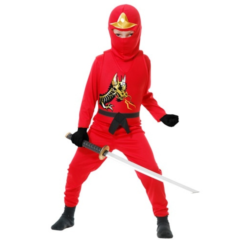 Ninja Avengers Series II Red Child Costume Medium (8-10)