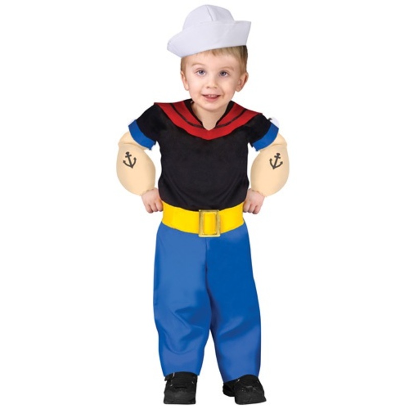 Popeye Costume for Toddlers 2T