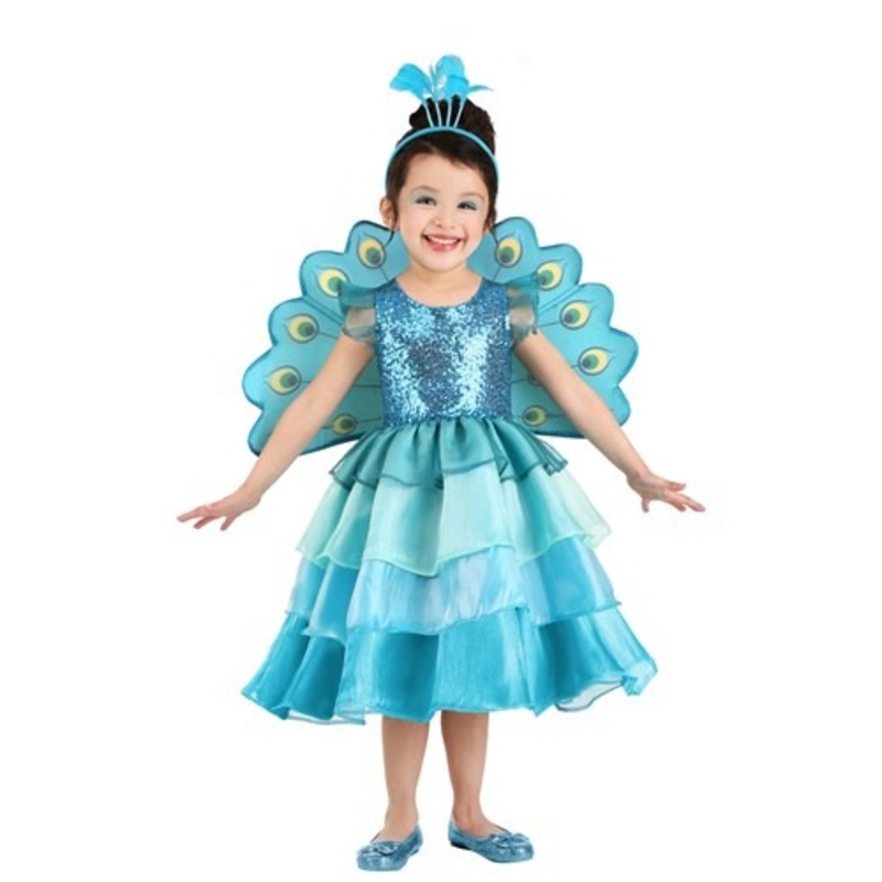 Pretty Peacock Costume for Toddlers 2T