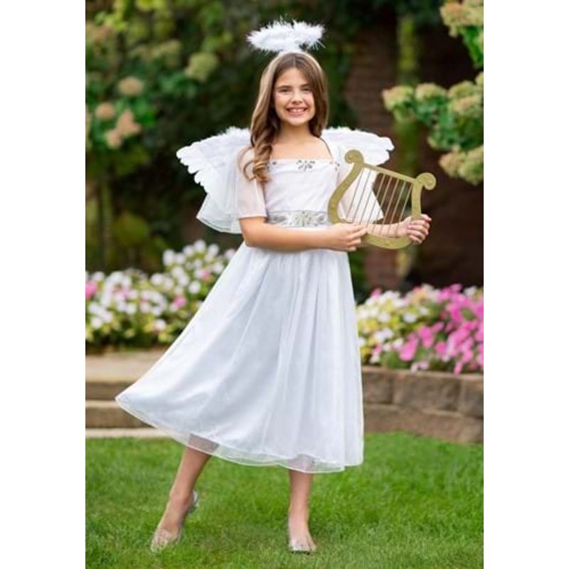 Shimmering Angel Girl's Costume Medium