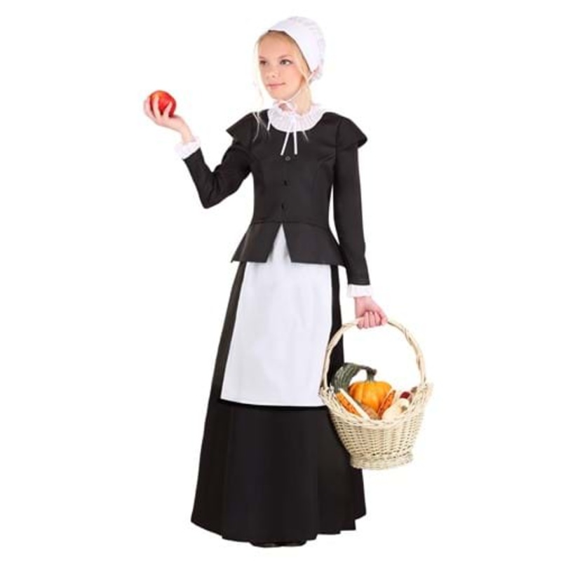 Thankful Pilgrim Costume for Girls Small