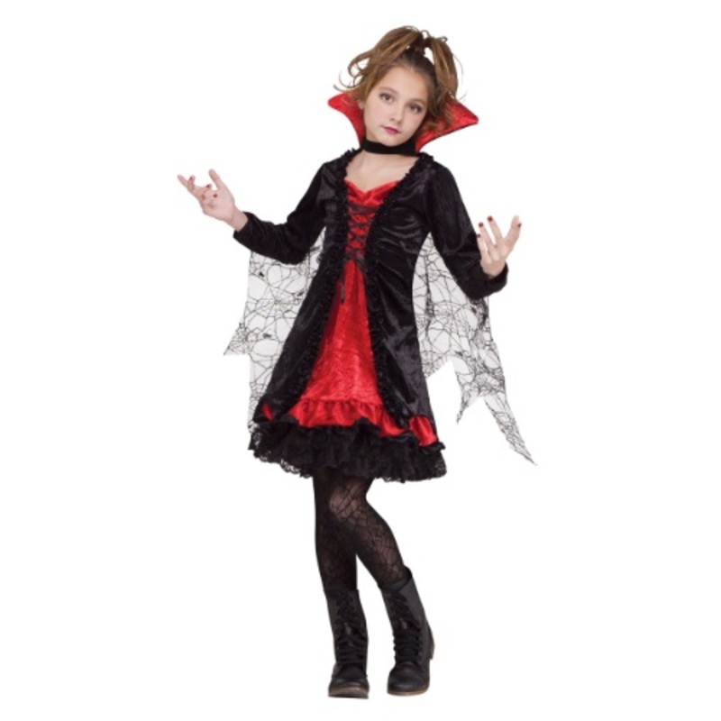 Vampire Web Costume for Girls Small (4-6)