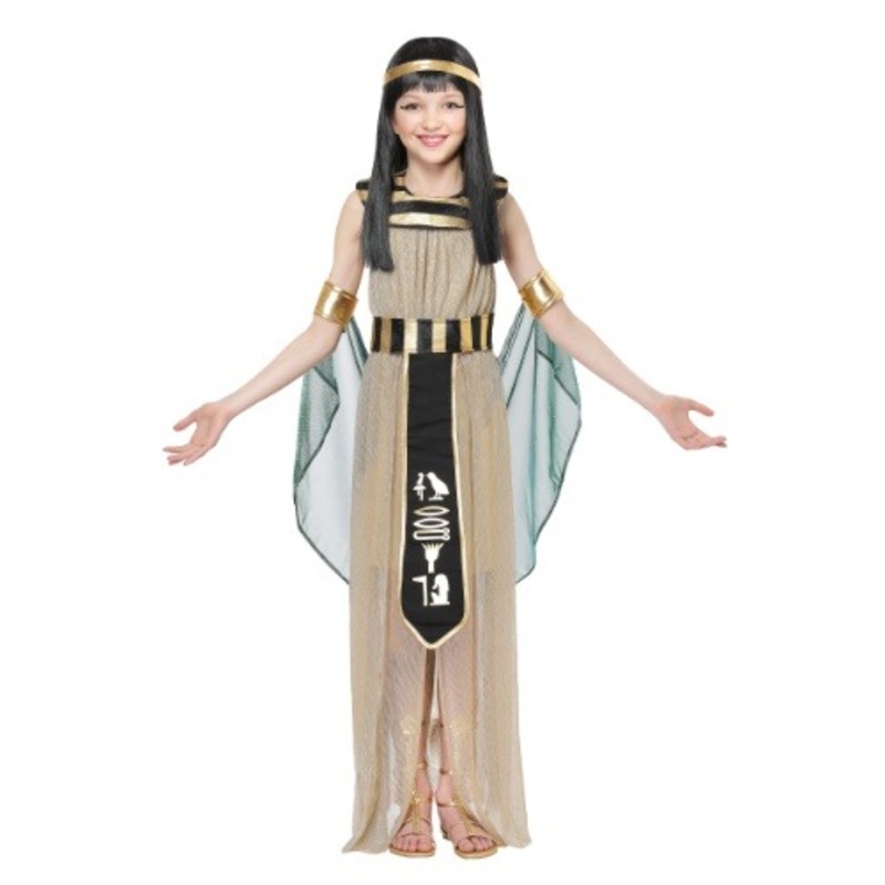 All Powerful Girls Cleopatra Costume Small
